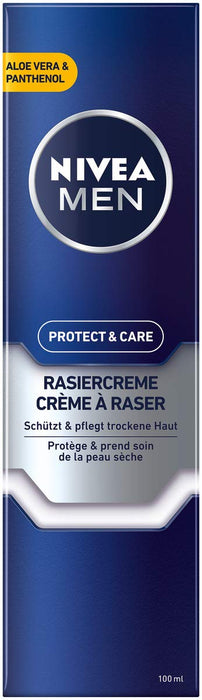 Krem do golenia NIVEA MEN Protect & Care kremową pianką, 100 ml