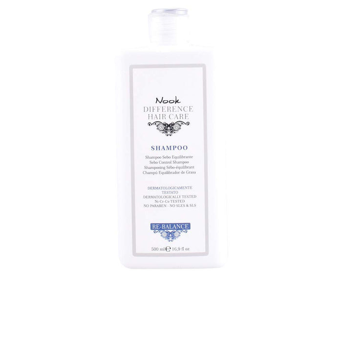 NOOK SHAMPOO SEBO EQUILIBRANTE RE-BALANCE NICHEL NICKEL CROMO COBALTO TESTATO TESTED 500ML