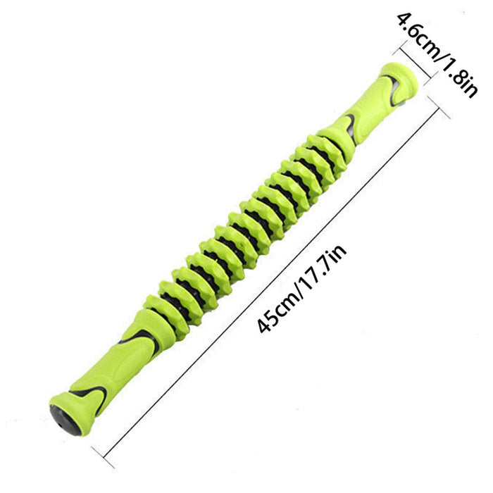 AUTOECHO Wałek do masażu – Muscle Roller Stick dla sportowców – wielofunkcyjny wałek do ciała do redukcji cellulitu i napięcia mięśni, masażer cellulitowy dla kobiet i mężczyzn