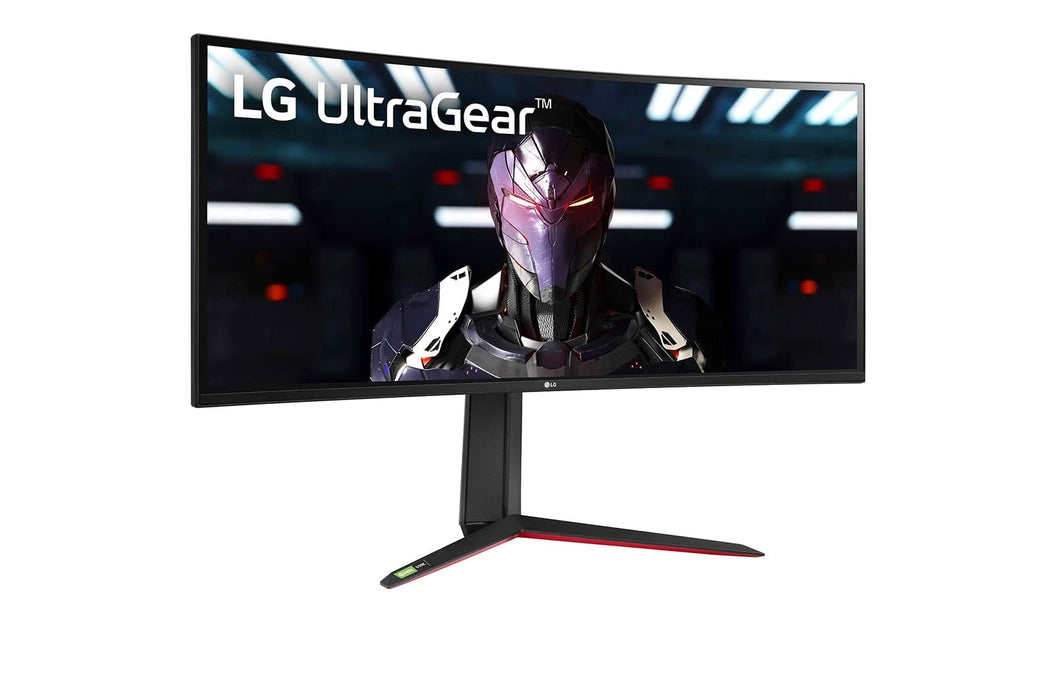 LG 34GN850-B 86,7 cm (34 cale), zakrzywiony Ultragear IPS, monitor gamingowy (144 Hz, 1 ms GtG, G-Sync, Free-Sync, HDR, HDMI, DisplayPort, USB, wyjście słuchawkowe), czarny