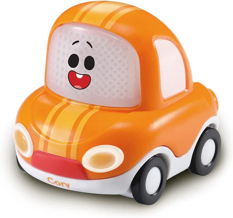VTech Toot-Toot Drivers Cory Carson mini zestaw samochodowy, zabawka dla dzieci zestaw samochodowy do pomysłowej zabawy, mini zestawy samochodowe dla chłopców i dziewcząt w wieku 2, 3, 4, 5 lat +