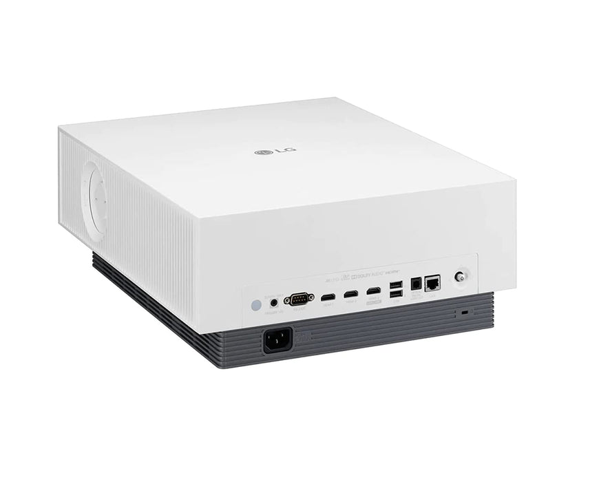 LG Projektor CineBeam Laser 4K HU810PW do kina domowego Smart - UHD (3840 x 2160), 8,3 mega pikseli, do 300 cali, 2700 lumenów, WebOS 5.0, Airplay, Miracast, Bluetooth