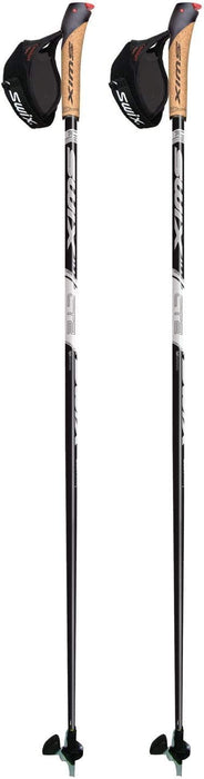 Swix CT2 kije do nordic walkingu, czarne, 1 para