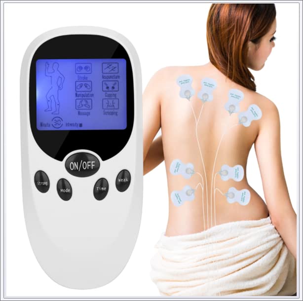 GUBAOPQLA TENS MACTER MASICE STimulator do Bólu Odciążenie TENS Jednostka 6 Tryby Masager Body Cyfrowy terapia akupunktury urządzenie Elektryczne stymulowanie mięśni pulsu Ból Ból