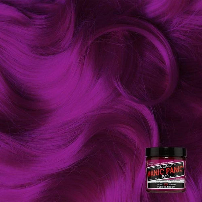 Manic Panic - Fuschia Shock Classic Creme Vegan Cruelty Free Pink Semi Permanent Hair Dye 118 ml