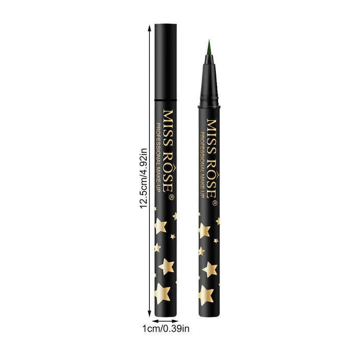 Facynde Kolorowy, płynny eyeliner, wodoodporny, gładki pisak do eyelinera, z bardzo cienką końcówką, odporny na ścieranie, do makijażu oczu, prezent dla kobiet