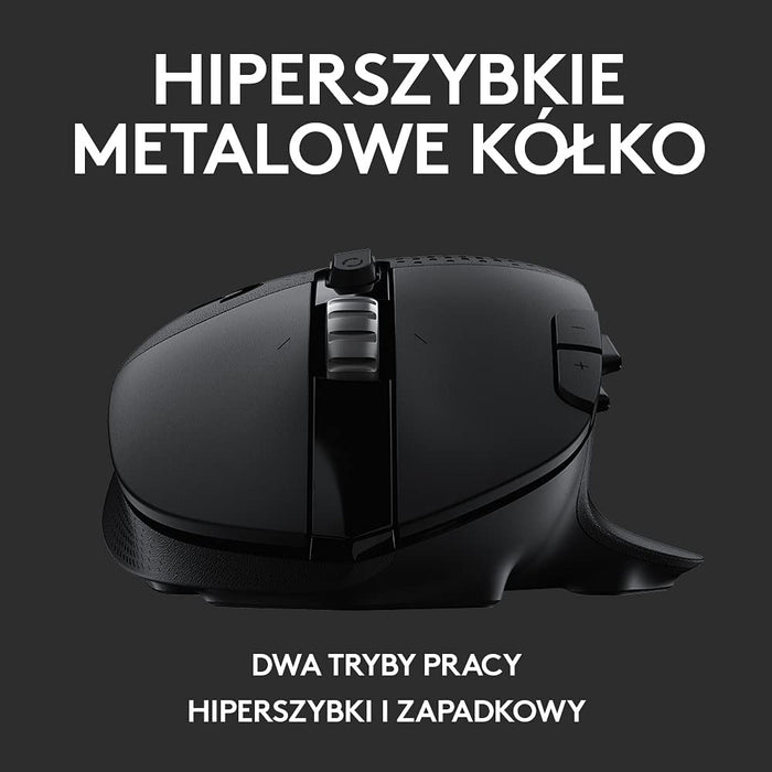 Logitech G604 Lightspeed Wireless Gaming Mouse, Mysz Do Grania, Technologia Lightspeed, Bezprzewodowa, Pc/Mac - Czarny,910-005649
