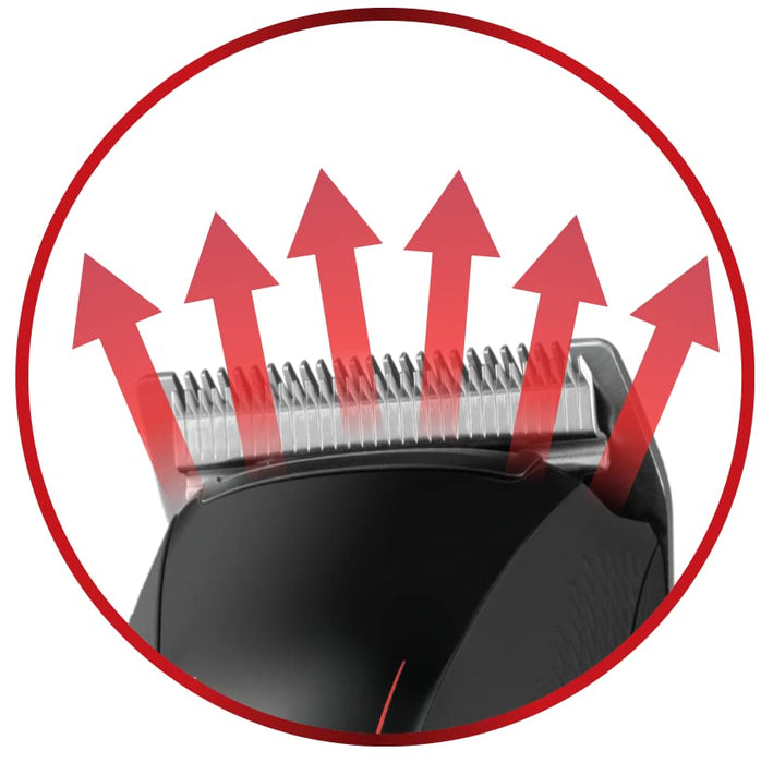 Maszynka do strzyżenia włosów Remington Easy Fade Pro - bezprzewodowy zestaw do strzyżenia włosów z 19 stopniowym grzebieniem do wyboru długości, w zestawie grzebień i nożyczki, HC550