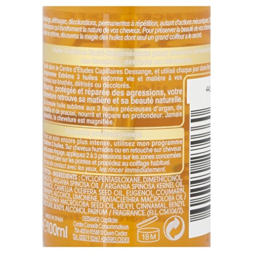 DESSANGE Huile Sublime Nutri-Régénérante 100 ml