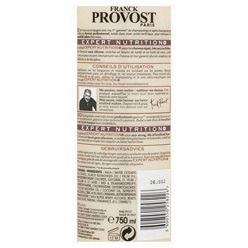 Franck Provost Nutrition Expert profesjonalna odżywka do włosów grubych, bardzo suchych lub kręconych – 750 ml