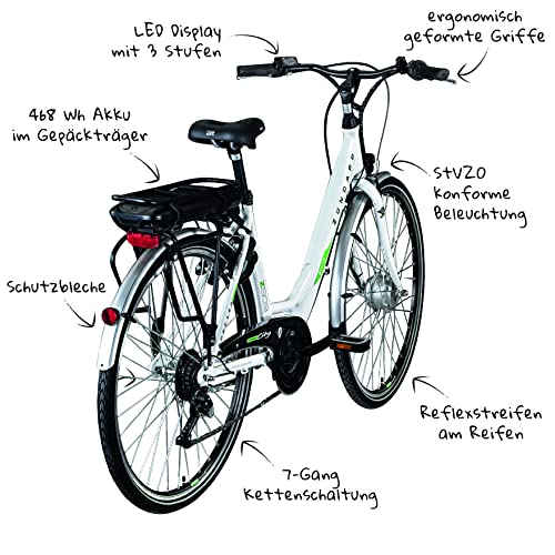 Zündapp E Bike 700c damski rower Pedelec Z503 28 cali rower elektryczny E rower damski