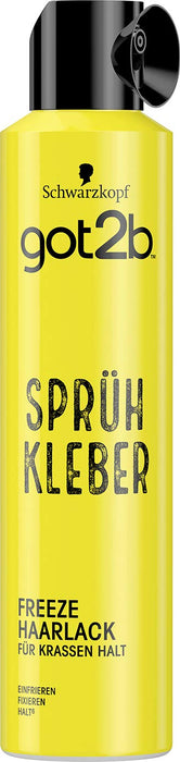 got2b Schwarzkopf klej w sprayu freeze ultra mocny, 1 opakowanie (1 x 300 ml)