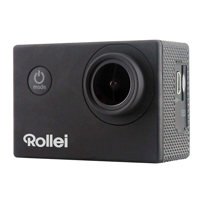 Rollei Actioncam 4S Plus – kamera sportowa WiFi o rozdzielczości wideo 4K, wodoszczelna kamera sportowa z wieloma akcesoriami.