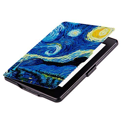 Huasiru Painting Case for Kindle Paperwhite, Starry Sky - fits All Paperwhite Generations Prior to 2018 (Will not fit All-New Paperwhite 10th Generation)