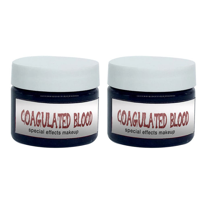 Beaupretty 2 Sztuk 20G Fałszywy Makijaż Krwi Skoagulowanej Krwi Efekt Krwi Udawać Że Kostium Halloween Dla Farb Do Malowania Twarzy Blizny Rany Ubierz Cosplay