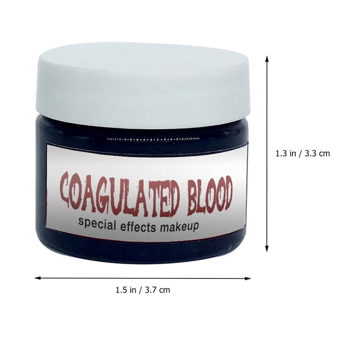 Beaupretty 2 Sztuk 20G Fałszywy Makijaż Krwi Skoagulowanej Krwi Efekt Krwi Udawać Że Kostium Halloween Dla Farb Do Malowania Twarzy Blizny Rany Ubierz Cosplay