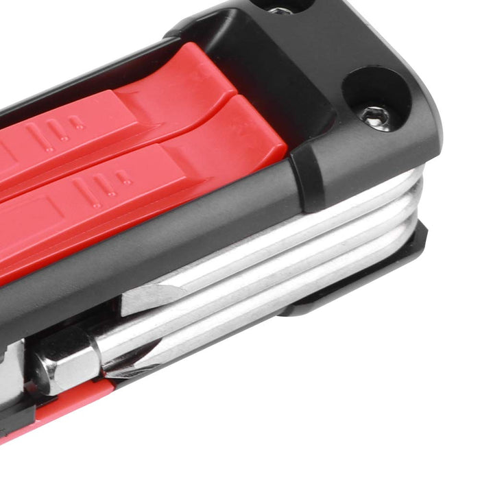 Multitool rowerowy, narzędzie do naprawy rowerów, zestaw narzędzi do naprawy rowerów, lekki multitool rowerowy, wielofunkcyjny zestaw narzędzi do naprawy rowerów rowerowych 14 w 1, mini składane narzę