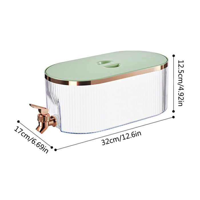Ruilonghai Dozownik do napojów 5,3 l z kranem, lodówka, czajnik zimny z czopem, duża pojemność, pojemnik na wodę, lemoniadę, czajniczek owocowy, do soku owocowego, do przechowywania lemoniady