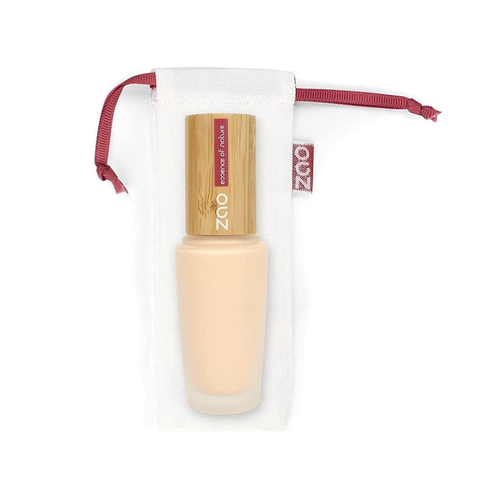 Vegan Make Up - Vegane ZAO Silk Foundation Bio 30 ml – szminka z masłem shea, olejkiem migdałowym i olejkiem jojoba – nr 811 Ivory Beige