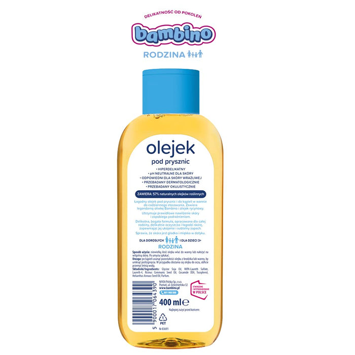 Bambino RODZINA Olejek pod prysznic 400 ml