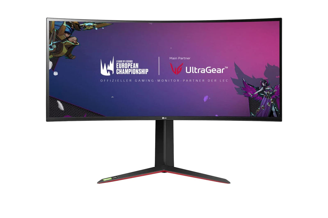 LG 34GN850-B 86,7 cm (34 cale), zakrzywiony Ultragear IPS, monitor gamingowy (144 Hz, 1 ms GtG, G-Sync, Free-Sync, HDR, HDMI, DisplayPort, USB, wyjście słuchawkowe), czarny