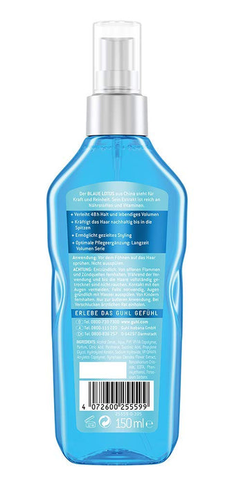 Guhl Długotrwały spray do stylizacji włosów, utrwalający 48 h, duża objętość - 150 ml