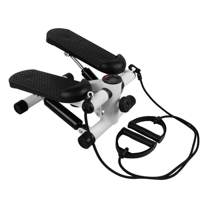 Best Goods Mini stepper, 2 w 1, stepper, do domu, małe urządzenie fitness do treningu nóg i pośladków, trener domowy z wyświetlaczem