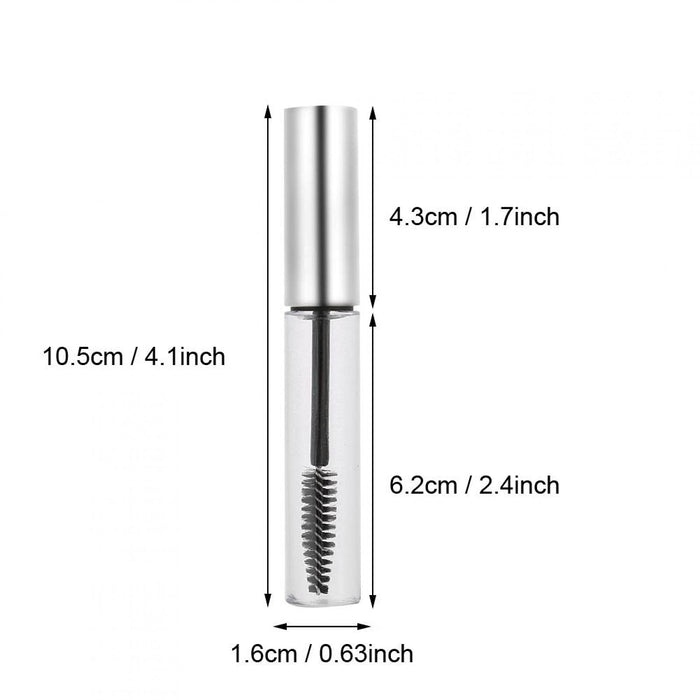 Pusta tubka tuszu do rzęs, 5 kolorów 10ml Pusta tubka tuszu do rzęs Mały rozmiar i lekka do przechowywania olejku do rzęs Tusz do rzęs(10ml silver cap)