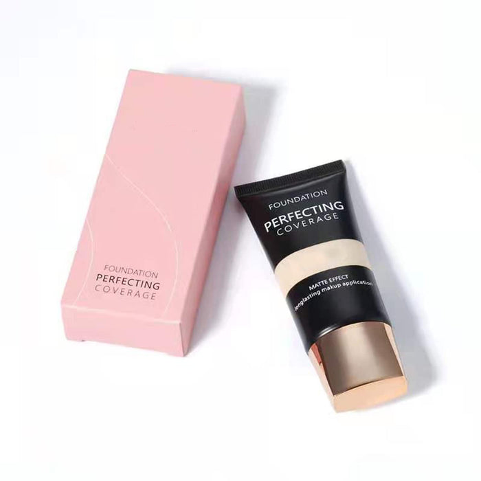 Płynny podkład odpowiedni do skóry z brązu, nieskazitelny matowy podkład kremowy, miękki tan, 35 ml, wegański i nie testowany na zwierzętach