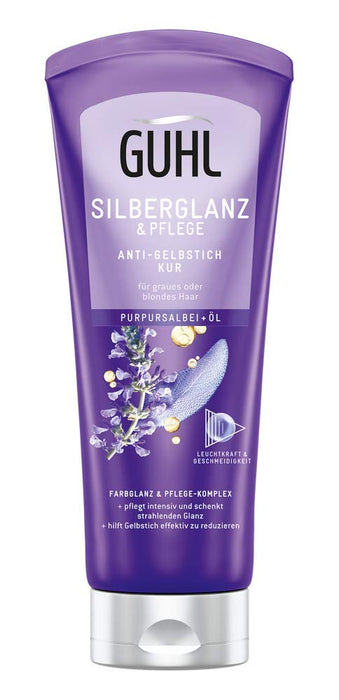 Guhl Kuracja przeciw żółknięciu i pielęgnacja, skutecznie redukuje żółte odcienie, 200 ml