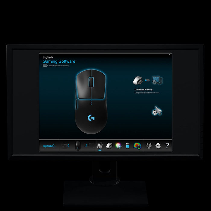 Logitech G Pro Wireless Gaming Mouse, Bezprzewodowa Mysz Do Grania, Pc/Mac/Chromebook - Czarny ,910-005272