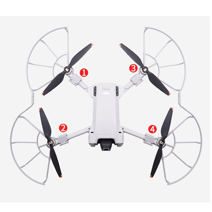 Honbobo Osłona śmigła do DJI Mini 3 Pro Propeller Crash Protector do DJI Mini 3 Pro pierścień antykolizyjny do DJI Mini 3 Pro