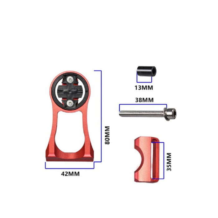 XOSS Garmin Mount uchwyt na krawędź roweru, przedni rower szosowy uchwyt na komputer uchwyt rowerowy do Garmin Edge 1000/820/810/500/520/510/200 GPS