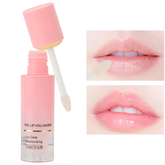 Lip Care Serum, 3.5g/0.12oz Clear Lip Gloss Odżywczy Nawilżający Nawilżający Skórę Serum Nawilżające na Noc