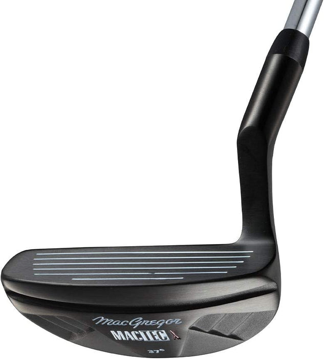 MacGregor Golf Unisex MACCHIP105 MACTEC X Chipper klin lewy lub prawy uchwyt stal 37 stopni regularny chwyt klub golfowy prawy lub leworęczny, czarny