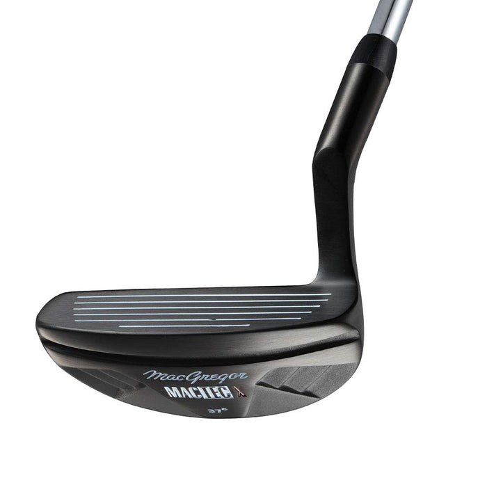 MacGregor Golf Unisex MACCHIP105 MACTEC X Chipper klin lewy lub prawy uchwyt stal 37 stopni regularny chwyt klub golfowy prawy lub leworęczny, czarny