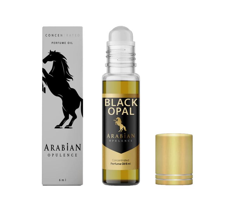 FR49 BLACK OPAL olejek perfumowy dla kobiet. Butelka w rolce 6 ml/15 ml. Obuchód arabski. wanilia/kawa/słodki/ciepły pikantny/biały kwiatowy