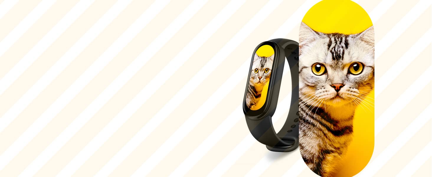 Xiaomi Mi Band 6, wyświetlacz o przekątnej 3,9 cm (1,56 cala), inteligentna bransoletka, monitor tętna, opaska Bluetooth, język angielski i chiński