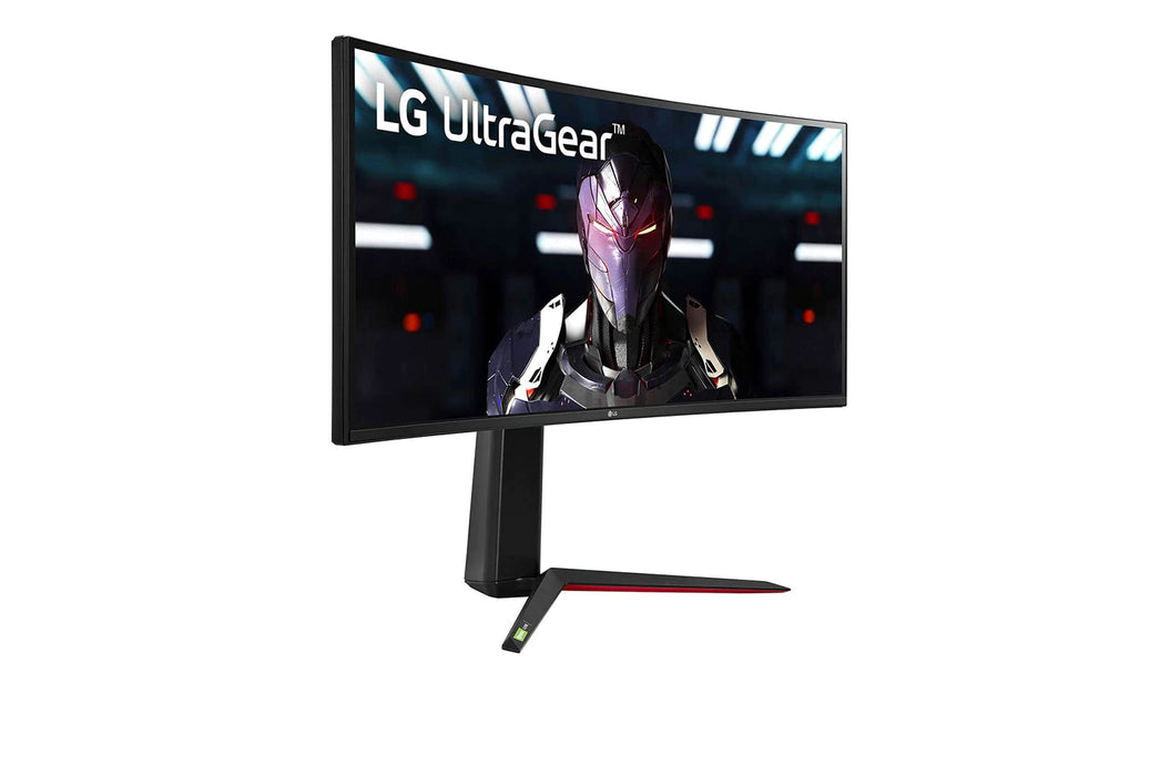 LG 34GN850-B 86,7 cm (34 cale), zakrzywiony Ultragear IPS, monitor gamingowy (144 Hz, 1 ms GtG, G-Sync, Free-Sync, HDR, HDMI, DisplayPort, USB, wyjście słuchawkowe), czarny