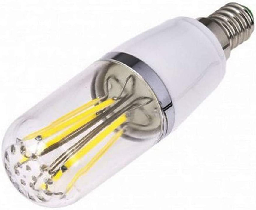 GROSSARTIG 12 V LED Żarówka Świeca Żarówka E14 6W Wymiana 40 W Halogen Niskie napięcie Nie ściemnialna Świeca LED Żarówka oszczędzająca energooszczędna □ 10 Sztuk [Klasa energetyczna A +]