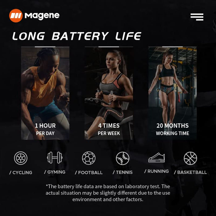 Magene H64 pulsometr HRM Fitness Tracker IP67 wodoszczelny wsparcie Bluetooth 4.2 i ANT+ New Vesion