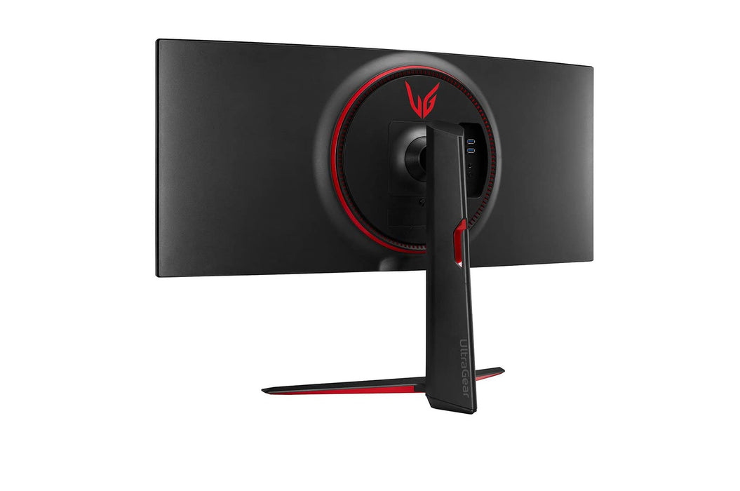 LG 34GN850-B 86,7 cm (34 cale), zakrzywiony Ultragear IPS, monitor gamingowy (144 Hz, 1 ms GtG, G-Sync, Free-Sync, HDR, HDMI, DisplayPort, USB, wyjście słuchawkowe), czarny