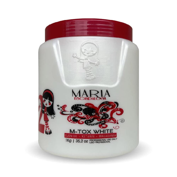 Maria Escandalosa Btox Capillary White Reduces Volume and Frizz Hair Care 1Kg/35.2 oz