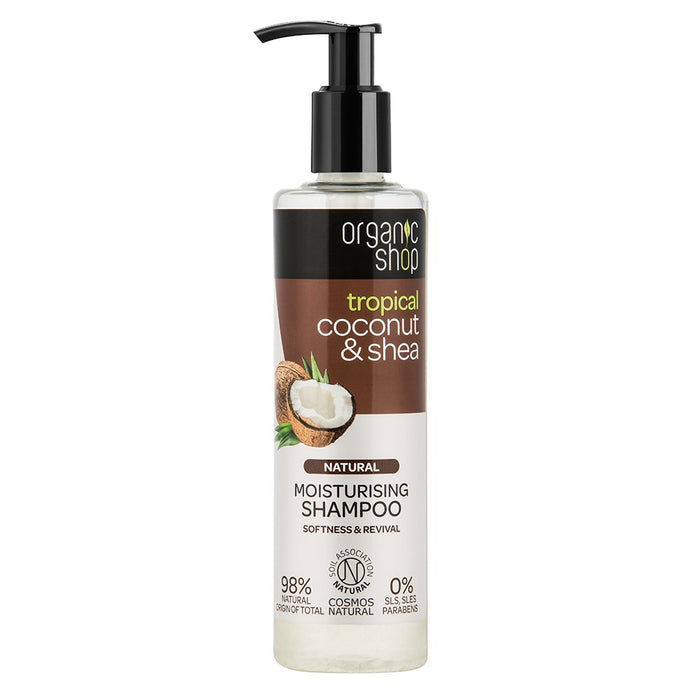 Organic Shop Coconut & Shea szampon nawilżający