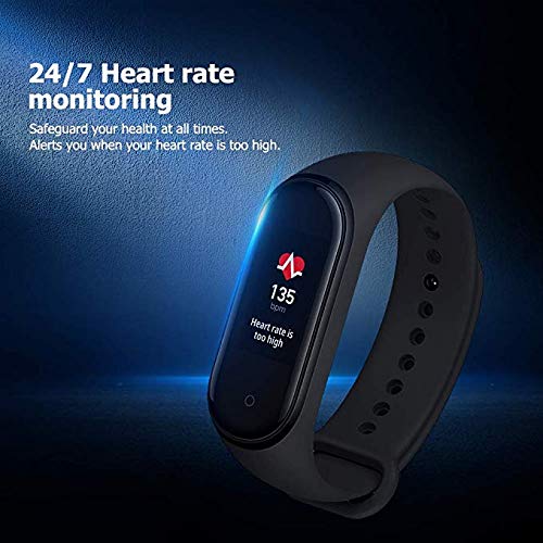 Xiaomi Mi Band 4 – inteligentna bransoletka fitness w kolorze czarnym