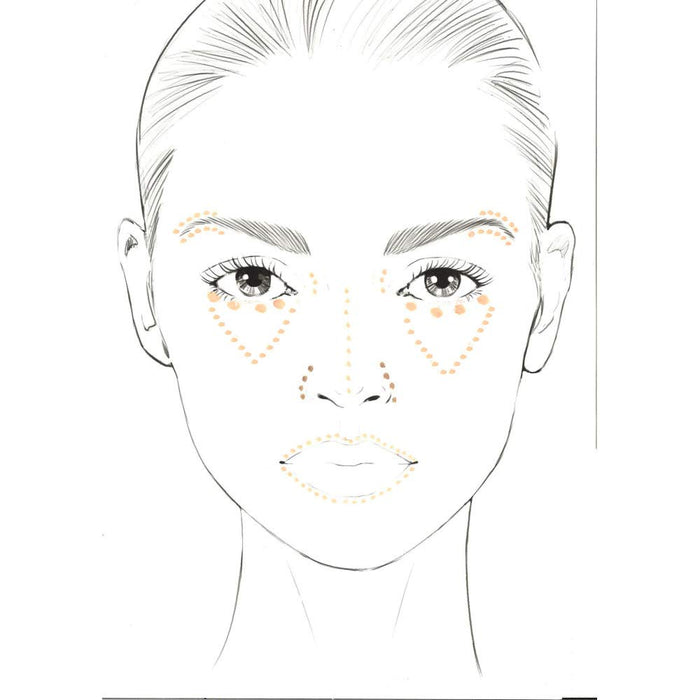 L'Oréal Paris True Match All In One Korektor do twarzy, lekka formuła z kofeiną, 2.R/C Vanilla Rose, 6,8 ml