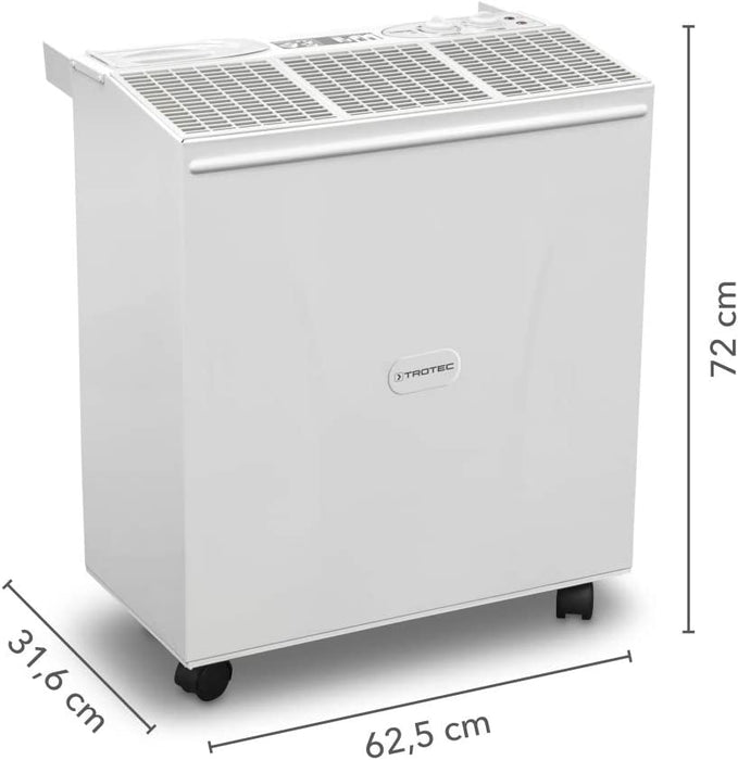 TROTEC B 400 Nawilżacz powietrza (maks. 800 m³/h, do pomieszczeń do ok. 900 m³) Nawilżanie powietrza Nawilżanie pomieszczenia Nawilżanie powietrza Nawilżanie pomieszczeń