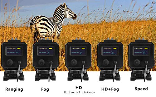 LifBetter Laserowy dalmierz golfowy, laserowy miernik odległości, narzędzie myśliwskie do pomiaru prędkości golfa, polowania i wędrówek