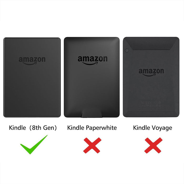 Etui TNP do Kindle 8. generacji - smukłe i lekkie etui z funkcją automatycznego uśpienia i budzenia do czytnika e-booków Amazon Kindle 6", wydanie 8. generacji 2016 (czarne)