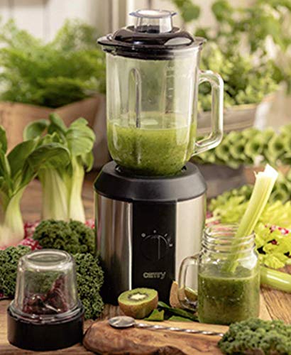 CAMRY CR 4058 blender, szkło, 1,3 litra, czarny